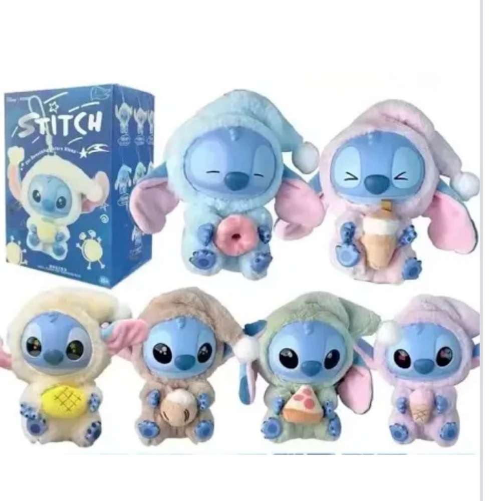 Stitch Plush Toy Set - Blue